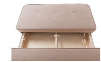 Диван-кровать 1001 бежевый (Brendoss) в Сысерти - sysert.mebel-e96.ru