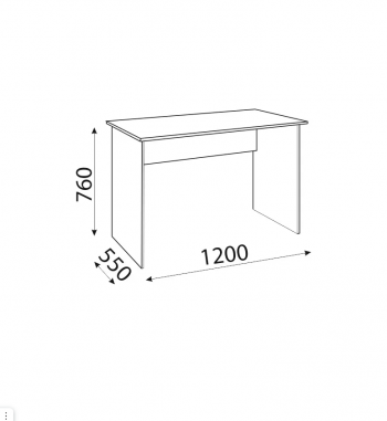 Стол с ящиками Осло М16+М17 (Риннер) в Сысерти - sysert.mebel-e96.ru