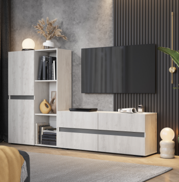 Стенка Мрия модульная (БТС) в Сысерти - sysert.mebel-e96.ru