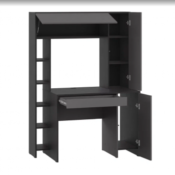 Стол компьютерный 12.71 Комфорт Антрацит (Моби) в Сысерти - sysert.mebel-e96.ru