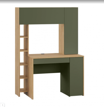 Стол компьютерный 12.71 Комфорт Зеленый (Моби) в Сысерти - sysert.mebel-e96.ru