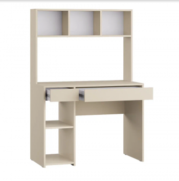 Компьютерный стол Комфорт 12.77F Сатин (Моби) в Сысерти - sysert.mebel-e96.ru