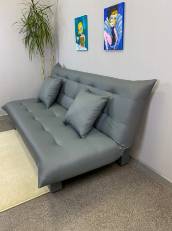 Диван-кровать Поло Стайл экокожа Sunny Grey в Сысерти - sysert.mebel-e96.ru