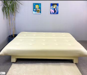 Диван-кровать Поло Стайл экокожа Sunny Cream в Сысерти - sysert.mebel-e96.ru