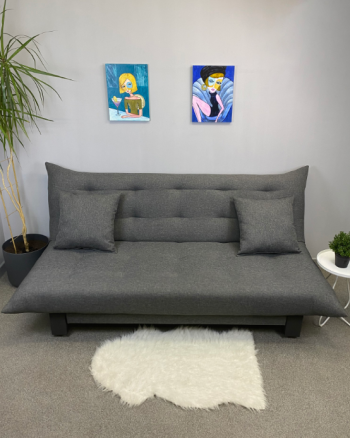 Диван-кровать Поло Стайл Neografit в Сысерти - sysert.mebel-e96.ru