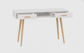 Стол письменный, арт.6-01103, белый (ГК) в Сысерти - sysert.mebel-e96.ru