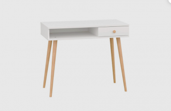 Стол письменный, арт.6-01101, белый (ГК) в Сысерти - sysert.mebel-e96.ru