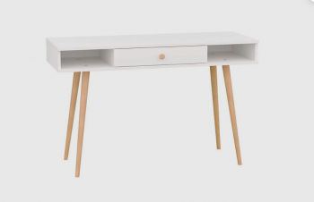 Стол письменный, арт.6-01102, белый (ГК) в Сысерти - sysert.mebel-e96.ru