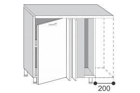 2.10.1у Мелисса Шкаф-стол УНИ (б/столешницы) в Сысерти - sysert.mebel-e96.ru | фото