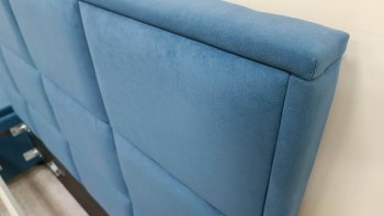 Кровать с подъемным механизмом Мега синий (Лин) в Сысерти - sysert.mebel-e96.ru