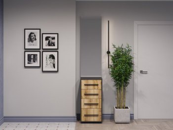 Тумба с зеркалом Аэлита сек.2 (Росток) в Сысерти - sysert.mebel-e96.ru