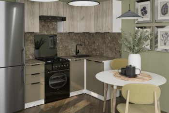 Кухонный гарнитур Альба оптима 5 1200х2000 мм (Герда) в Сысерти - sysert.mebel-e96.ru