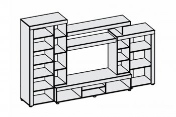 Гостиная Аллегро вар. 1 (Диал) в Сысерти - sysert.mebel-e96.ru