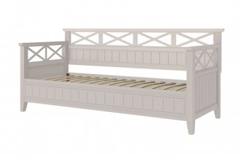 Кровать из массива Амелия льняной (БМ) в Сысерти - sysert.mebel-e96.ru