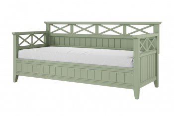 Кровать из массива Амелия зеленый самшит (БМ) в Сысерти - sysert.mebel-e96.ru