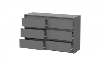 Комод Айден КМ06-1200 серый графит (ИЦ) в Сысерти - sysert.mebel-e96.ru