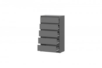 Комод Айден КМ06-700 серый графит (ИЦ) в Сысерти - sysert.mebel-e96.ru