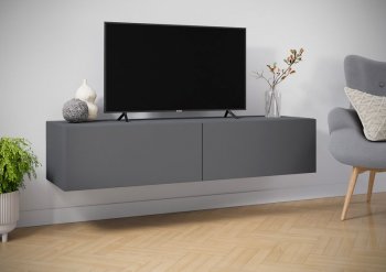 Навесная тумба под ТВ Айден ТБН06-1400 серый (ИЦ) в Сысерти - sysert.mebel-e96.ru