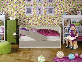 Кровать Бабочки Шарли мокко (Миф) в Сысерти - sysert.mebel-e96.ru