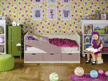 Кровать Бабочки Шарли пинк (Миф) в Сысерти - sysert.mebel-e96.ru