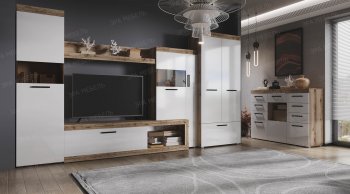 Стенка Бастон+шкаф (Эра) в Сысерти - sysert.mebel-e96.ru