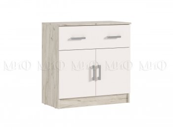 Комод 1 ящик 2 двери Бася крафт/кашемир (Миф) в Сысерти - sysert.mebel-e96.ru