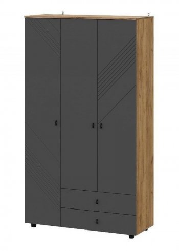 Шкаф 1200 мм трехстворчатый (с ящиками) Байкал (СВ) в Сысерти - sysert.mebel-e96.ru