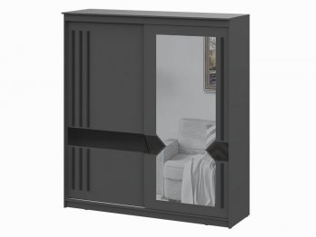 Шкаф-купе №25 2000 мм Блэк ЛАЙТ графит (СВ) в Сысерти - sysert.mebel-e96.ru