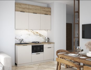 Кухонный гарнитур 1800 мм Бохо (Стиль) в Сысерти - sysert.mebel-e96.ru