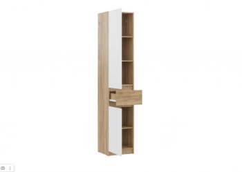 Прихожая Бостон Лайт комп.1 белый (Стиль) в Сысерти - sysert.mebel-e96.ru