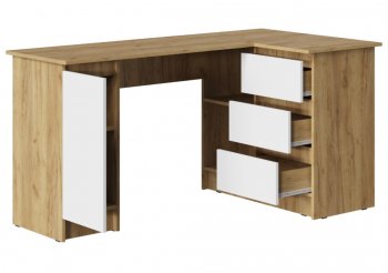 Стол письменный угловой Бостон лайт СП-003 крафт (Стиль) в Сысерти - sysert.mebel-e96.ru