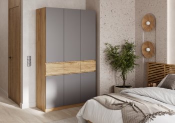 Спальный гарнитур Бостон Лайт серый (Стиль) в Сысерти - sysert.mebel-e96.ru