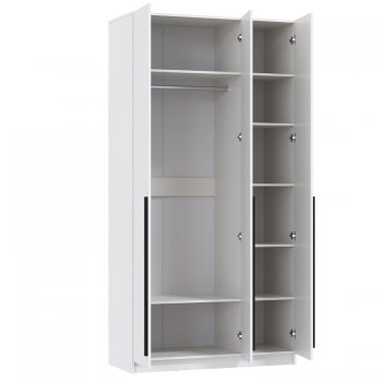 Шкаф 1200 мм 67.12 Брандо ЛДСП Белый (высота 2400) (Олмеко) в Сысерти - sysert.mebel-e96.ru