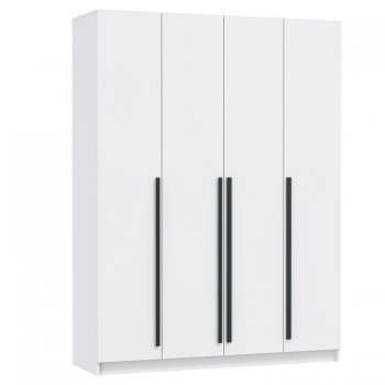 Шкаф 1600 мм 67.16 Брандо ЛДСП белый (высота 2150) (Олмеко) в Сысерти - sysert.mebel-e96.ru