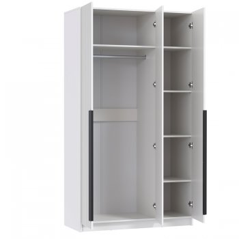 Шкаф 1200 мм 67.15 Брандо МДФ Белый (высота 2150) (Олмеко) в Сысерти - sysert.mebel-e96.ru