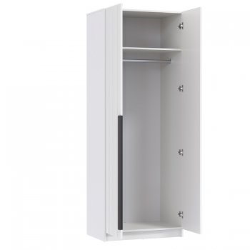 Шкаф 800 мм 67.17 Брандо МДФ Белый (высота 2150) (Олмеко) в Сысерти - sysert.mebel-e96.ru