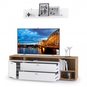 Тумба под ТВ 10.92 с полкой Бэль в Сысерти - sysert.mebel-e96.ru