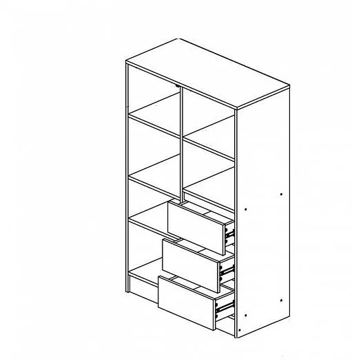 Шкаф комбинированный Челси Color (Миф) в Сысерти - sysert.mebel-e96.ru