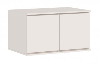 Шкаф 800 мм Челси двустворчатый с антресолью, сонома/белый (Миф) в Сысерти - sysert.mebel-e96.ru