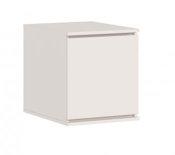 Пенал Челси 450 мм с антресолью белый (Миф) в Сысерти - sysert.mebel-e96.ru