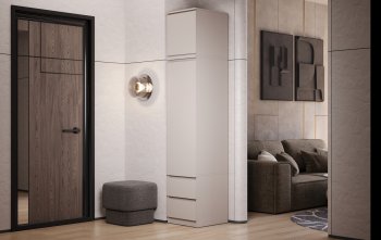 Пенал Челси 450 мм с антресолью Кашемир (Миф) в Сысерти - sysert.mebel-e96.ru