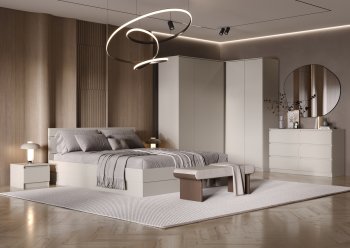 Спальный гарнитур Челси Кашемир. модульный (Миф) в Сысерти - sysert.mebel-e96.ru