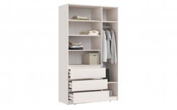 Шкаф 1200 мм Челси с антресолью Кашемир (Миф) в Сысерти - sysert.mebel-e96.ru