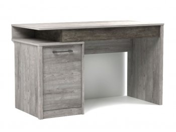 Стол письменный Денвер Риббек серый (СБК) в Сысерти - sysert.mebel-e96.ru