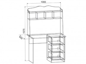 Набор детской мебели Амели (модульная) в Сысерти - sysert.mebel-e96.ru