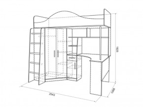 Набор детской мебели Амели (модульная) в Сысерти - sysert.mebel-e96.ru