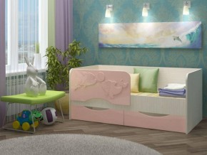 Детская кровать Дельфин-2 МДФ розовый, 80х160 в Сысерти - sysert.mebel-e96.ru