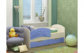 Детская кровать Дельфин-3 МДФ голубой, 80х160 в Сысерти - sysert.mebel-e96.ru