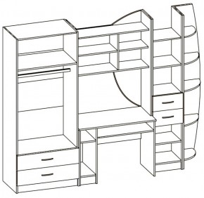 Детская Юниор 2 (МФД металлик) в Сысерти - sysert.mebel-e96.ru