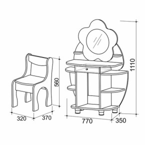 Детский набор Ромашка (Мебельсон) в Сысерти - sysert.mebel-e96.ru